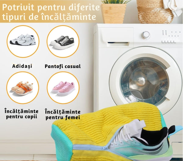 Sac reutilizabil pentru spălare încălțăminte