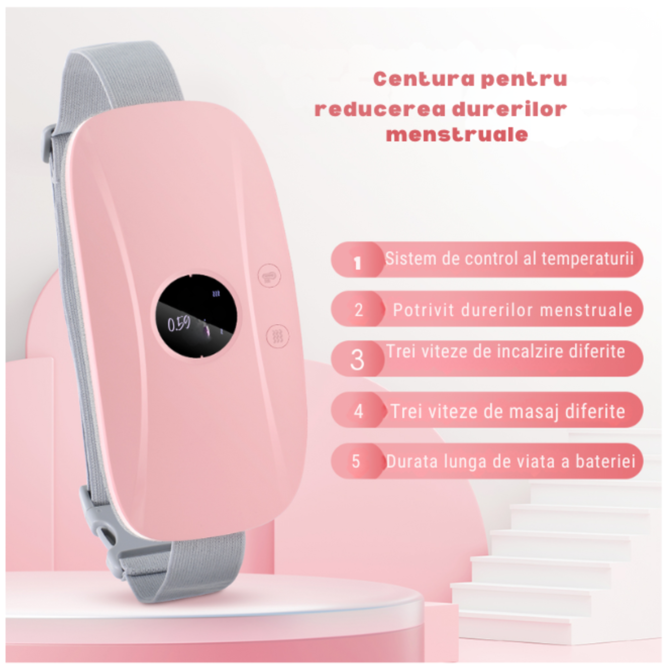 Centura Termică pentru Dureri Menstruale